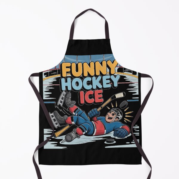 Item preview, Ice Rink Wipeout – Funny Hockey Crash Cartoon Design designed and sold by KSz2026.