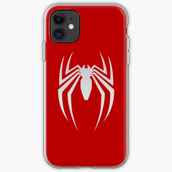 White Spider iPhone Soft Case