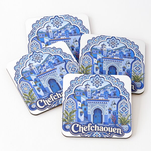 Item preview, Chefchaouen Morocco Blue City Decorative Pattern Travel Sticker designed and sold by Modefissi.