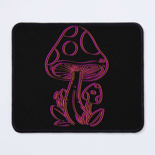 Item preview, Psychedelic Neon Mushroom Design designed and sold by Vileprint.