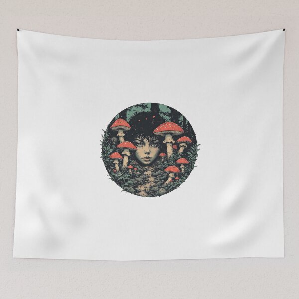 Item preview, Amanita Muscaria Mushroom Art designed and sold by creativepers.