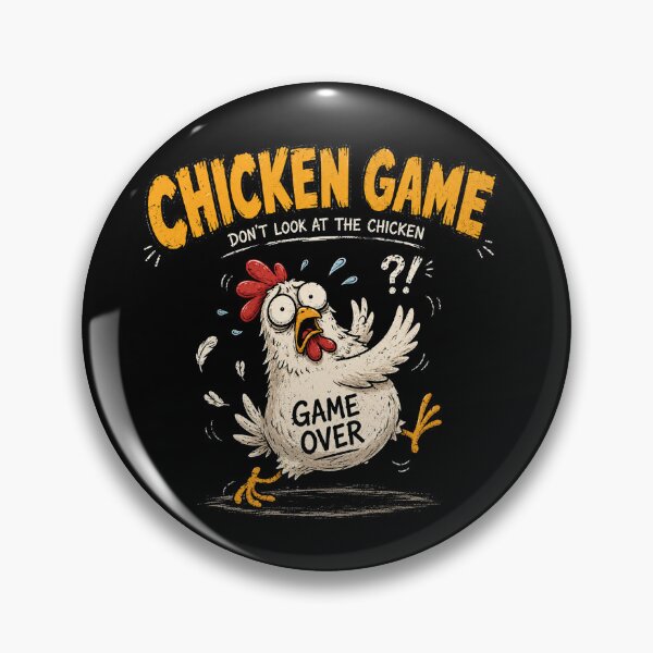 Item preview, Chicken Game Do not Look At The Chicken Funny Chicken Meme designed and sold by Kladhadredo.