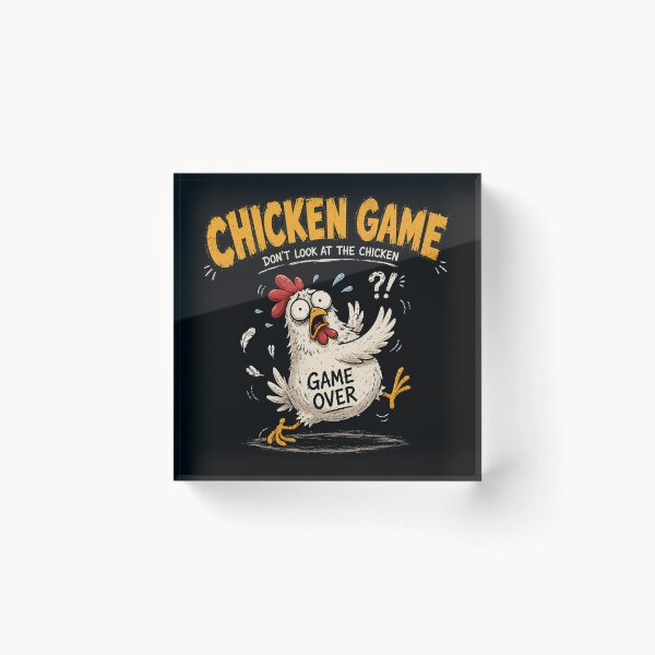 Item preview, Chicken Game Do not Look At The Chicken Funny Chicken Meme designed and sold by Kladhadredo.