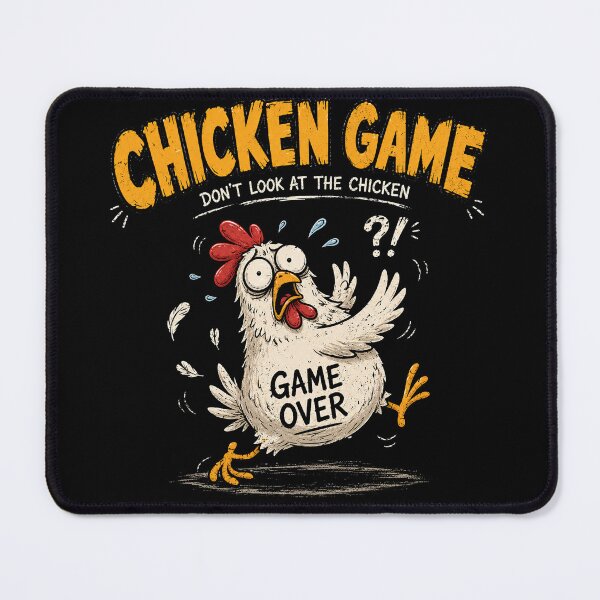 Item preview, Chicken Game Do not Look At The Chicken Funny Chicken Meme designed and sold by Kladhadredo.