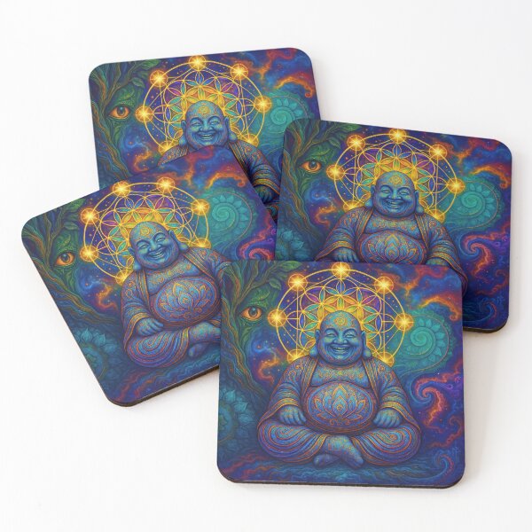 Item preview, Visiones de laboratorio 020: Buda cósmico sonriente designed and sold by The Psychedelic Anarchist.