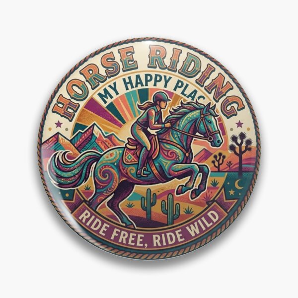 Item preview, Vintage Equestrian Journal | My Happy Place Horse Riding Art designed and sold by Wear Sculpt.