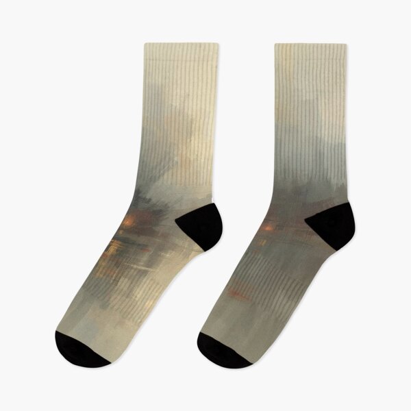 Item preview, Soft abstract misty landscape with reflective water and light designed and sold by Rue Market.
