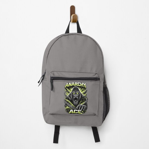 Item preview, Anarchy Ace Gorilla Breaking Chains Electric Green Aesthetic designed and sold by Xemora.