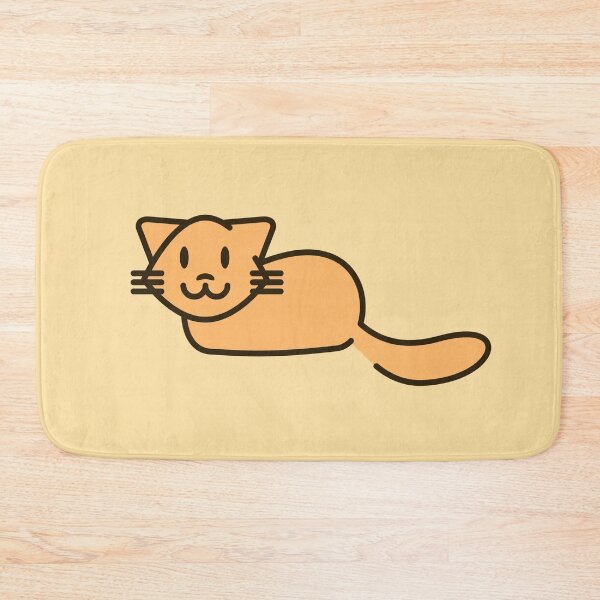 Item preview, Orange Cat in a Loaf Illustration designed and sold by surlycakes.