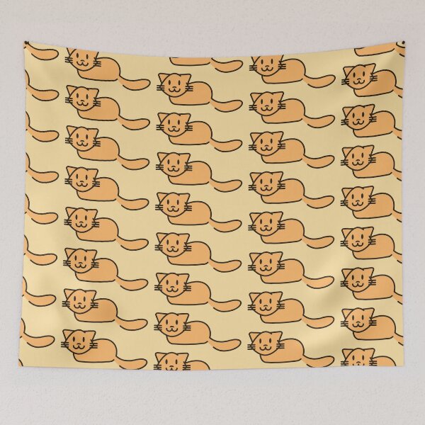 Item preview, Orange Cat in a Loaf Illustration designed and sold by surlycakes.