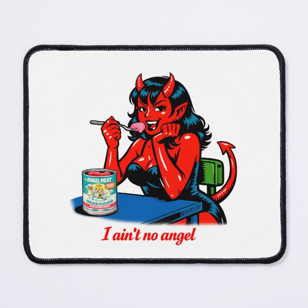 Item preview, Devil Pop Art eating a can of Angel Meat designed and sold by Gunnar Hermansen.