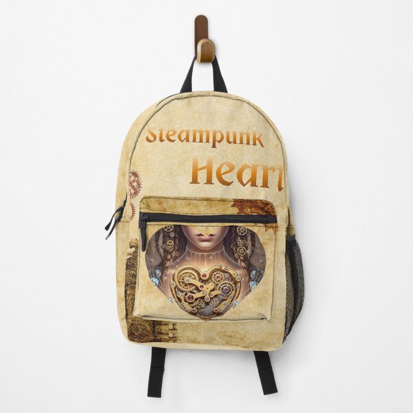 Item preview, Gothic Steampunk Doll Golden Clockwork Heart designed and sold by CrimsonChords.