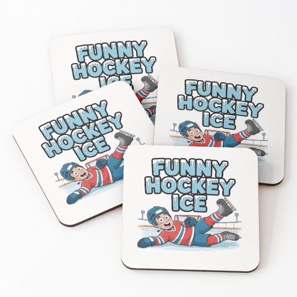 Item preview, Oops! Just Chilling: Funny Falling Ice Hockey Player designed and sold by KSz2026.