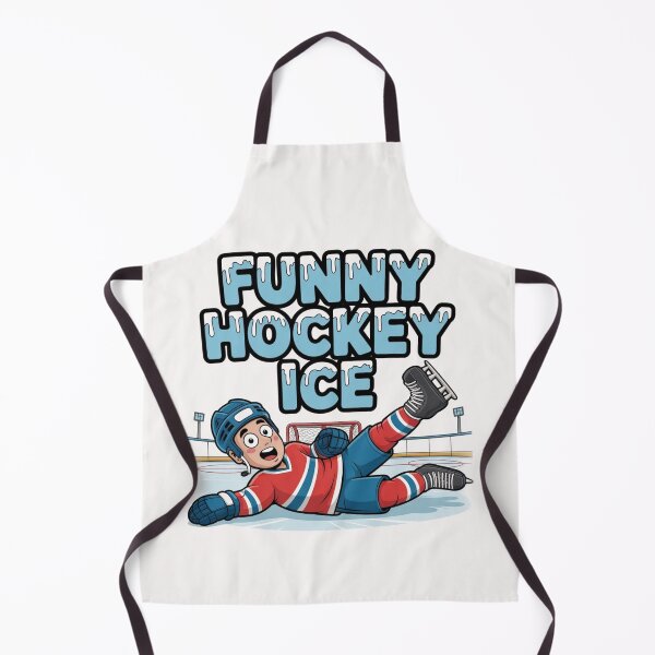 Item preview, Oops! Just Chilling: Funny Falling Ice Hockey Player designed and sold by KSz2026.