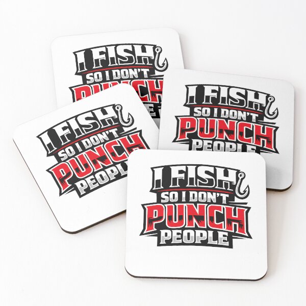 Item preview, I Fish So I Don’t Punch People Shirt – Funny Fishing Humor Tee designed and sold by Moonveil_Studio.
