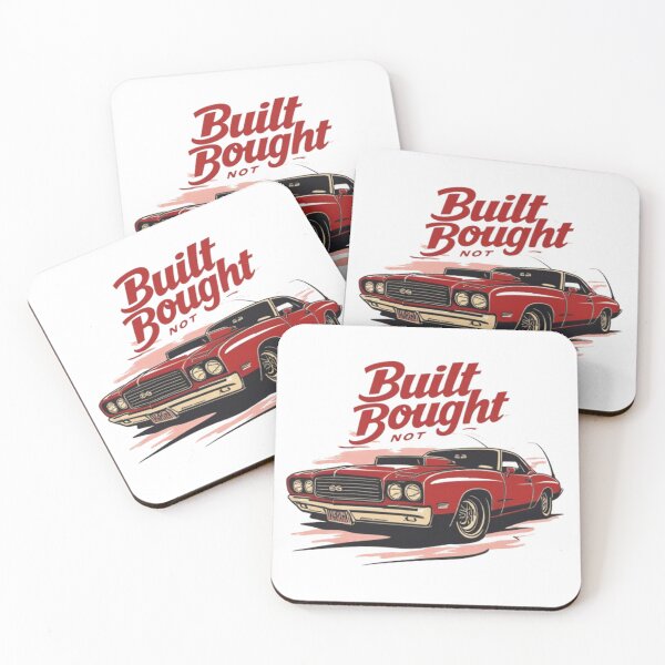 Item preview, ​Built Not Bought Classic Muscle Car - Vintage Retro Custom Garage designed and sold by Pochininki.
