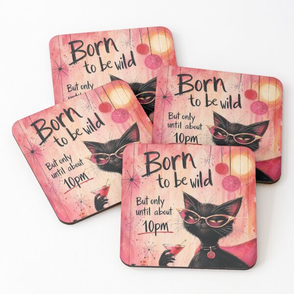 Item preview, Sassy Cat Funny With Pink Shades designed and sold by VFWChuck.