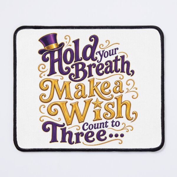 Item preview, Hold your breath, make a wish, count to three designed and sold by PresentTees.