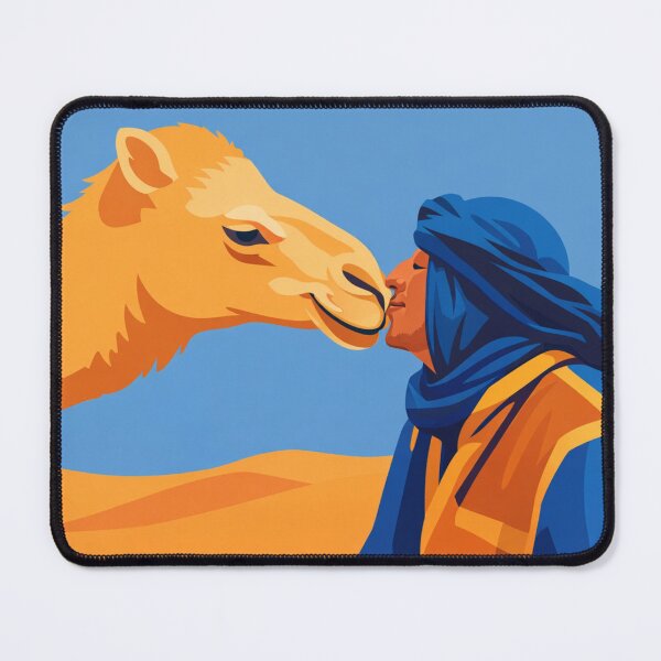 Item preview, Desert Camel Friendship Minimal Illustration designed and sold by Creative_Canvas.