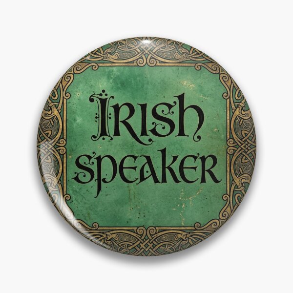 Item preview, Irish Speaker Vintage Celtic Heritage Art designed and sold by DuckOddity.