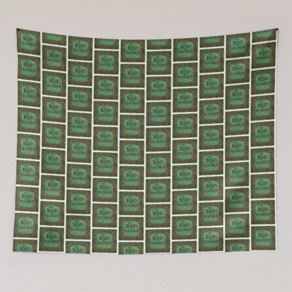 Item preview, Irish Speaker Vintage Celtic Heritage Art designed and sold by DuckOddity.