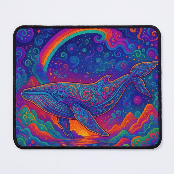 Item preview, Lab Visions 025: Cosmic Whale Beneath the Rainbow designed and sold by The Psychedelic Anarchist.