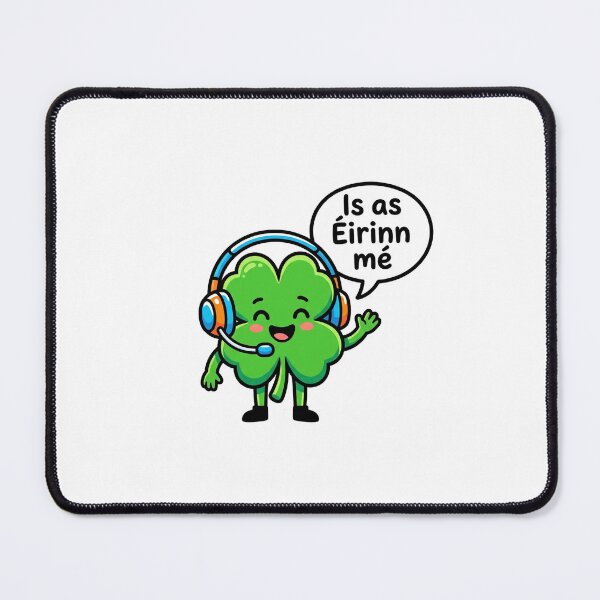 Item preview, Irish Speaker Cute Clover Pop Art designed and sold by DuckOddity.
