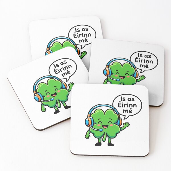 Item preview, Irish Speaker Cute Clover Pop Art designed and sold by DuckOddity.