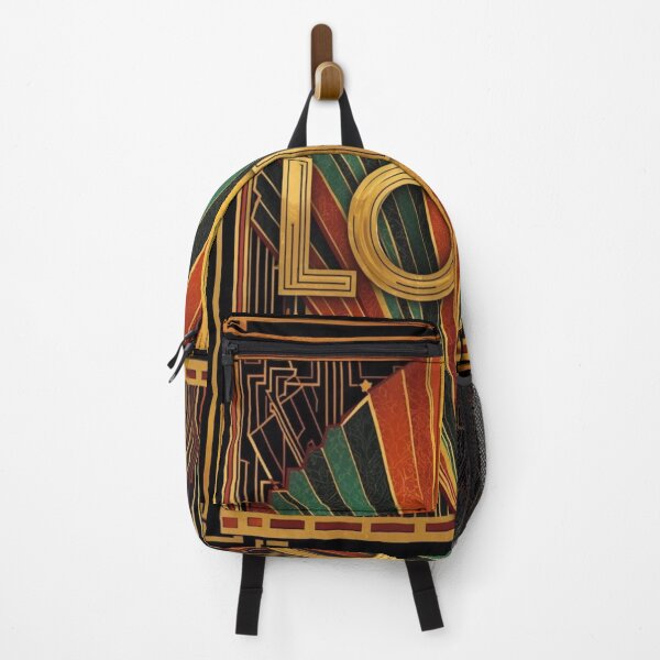 Item preview, Lolo gold Art Deco emblem with vintage glamour designed and sold by Rue Market.