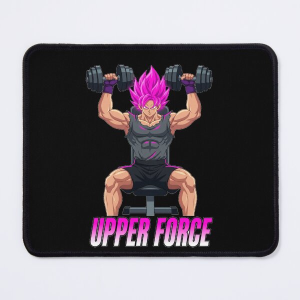 Item preview, Upper Force Anime Gym Warrior Bodybuilding Workout Fitness Design designed and sold by Inner Flame Studio.