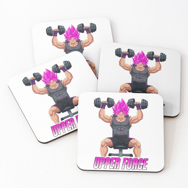 Item preview, Upper Force Anime Gym Warrior Bodybuilding Workout Fitness Design designed and sold by Inner Flame Studio.