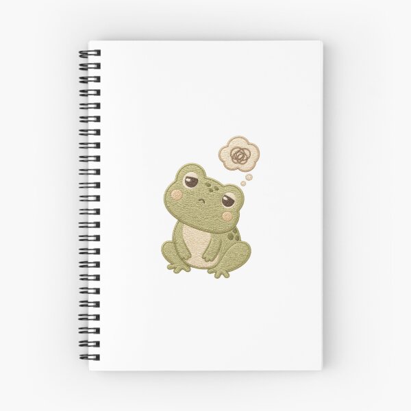 Item preview, Confused Frog Embroidery Patch Cute Cozy Kawaii Aesthetic designed and sold by AMICO77.