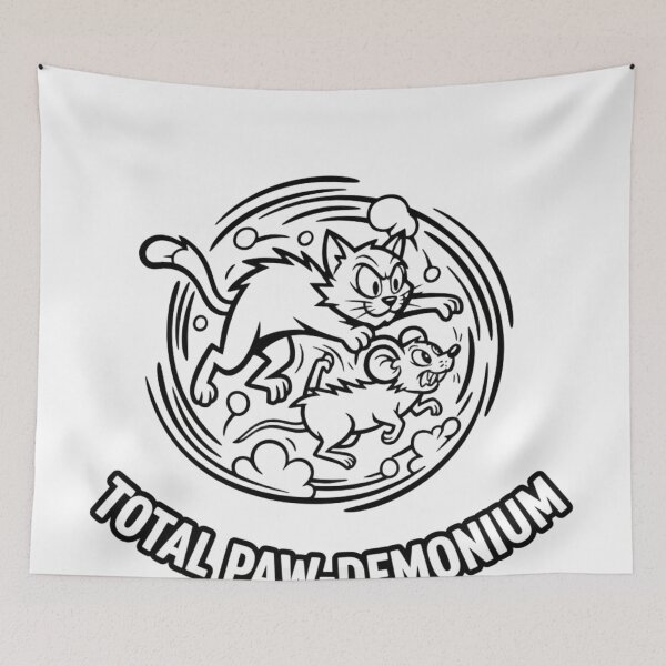 Item preview, Total Paw-Demonium T-shirt designed and sold by MerchWSzpilkach.