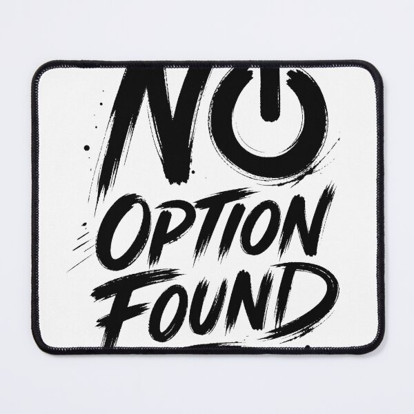 Item preview, NO POWER OPTION FOUND – Raw Ink Typography Streetwear Design designed and sold by XxZainStylexX.