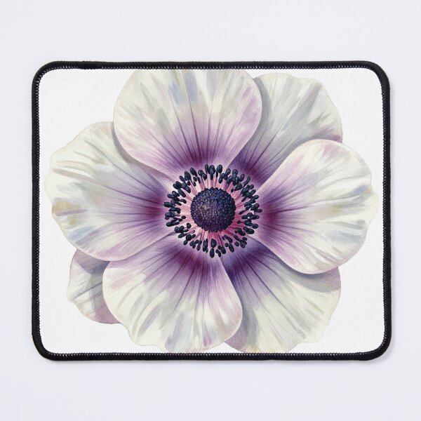 Item preview, elegant Purple Windflower in bloom designed and sold by Mia's Menagerie.