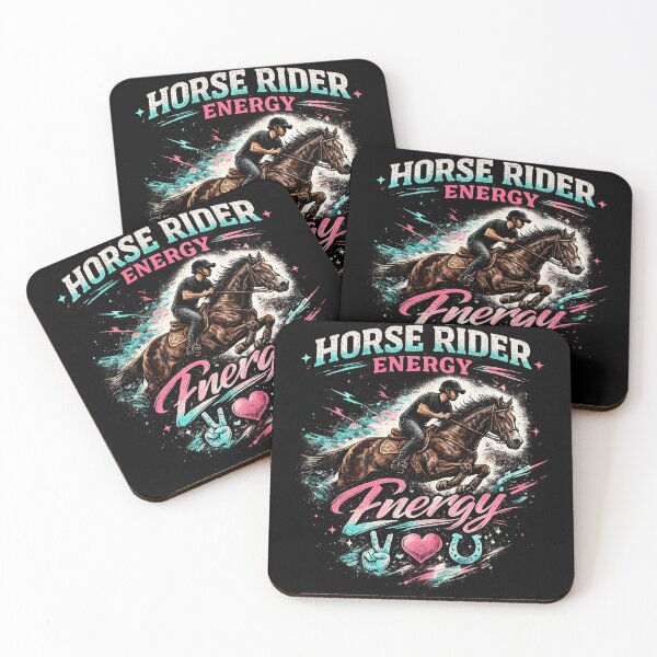 Item preview, Horse Rider Energy Shirt Equestrian Horse Lover Gift Colorful Riding Graphic Tee designed and sold by Wear Sculpt.