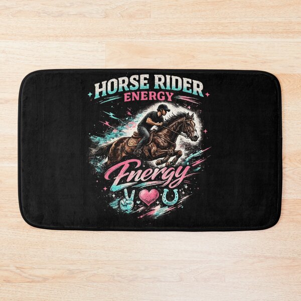 Item preview, Horse Rider Energy Shirt Equestrian Horse Lover Gift Colorful Riding Graphic Tee designed and sold by Wear Sculpt.