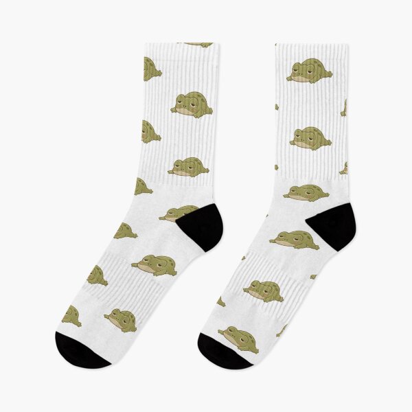 Item preview, Burnt Out Frog Embroidery Patch Aesthetic Cozy Low Energy Mood designed and sold by AMICO77.