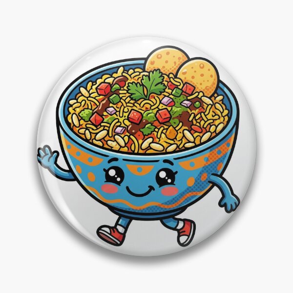 Item preview, Bhel Puri Cute Kawaii Snack designed and sold by DuckOddity.