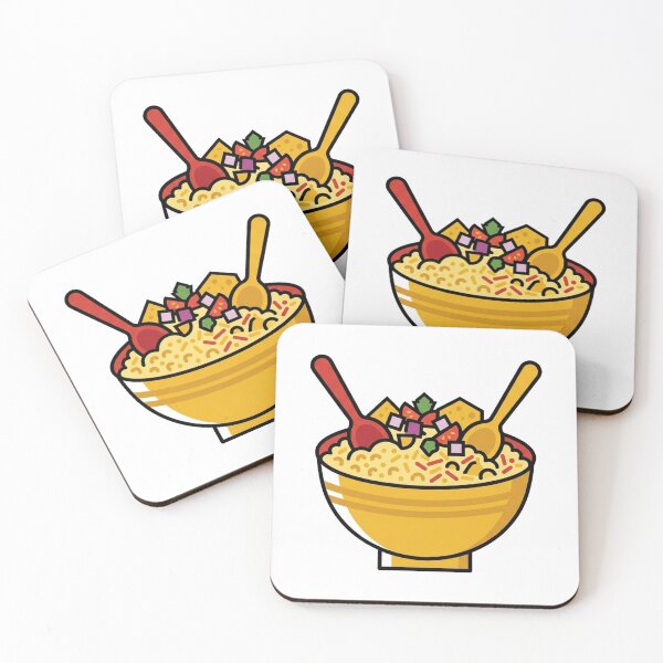 Item preview, Bhel Puri Modern Minimalist Food Graphic designed and sold by DuckOddity.