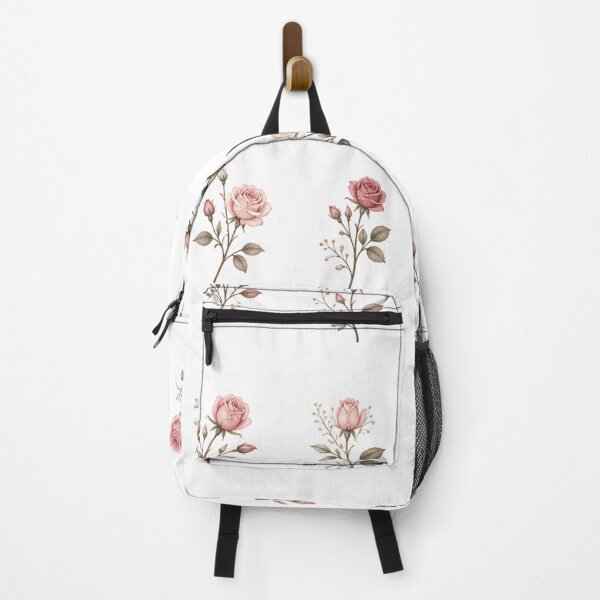 Item preview, Vintage Mini Rose Pattern | Delicate Pink Botanical Floral Collage Aesthetic designed and sold by Joyfulfabric.