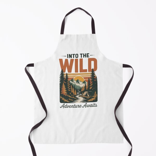 Item preview, Into the Wild Adventure Awaits Vintage Camping Design designed and sold by Cool-cat-art.