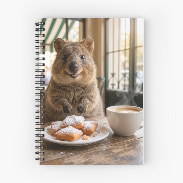 Item preview, Quokka Visits the French Quarter for Beignets designed and sold by Tridentulus.