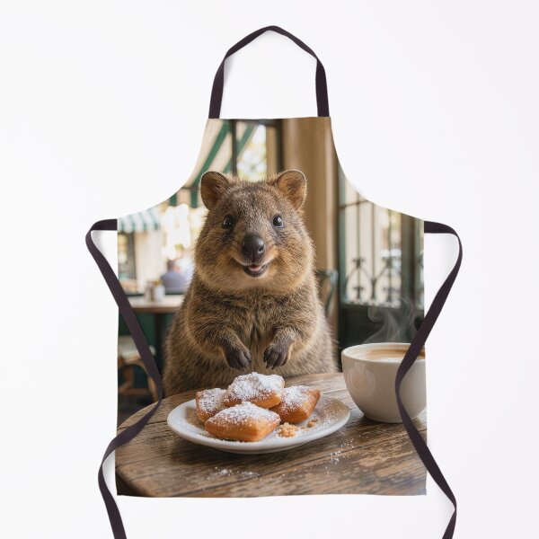 Item preview, Quokka Visits the French Quarter for Beignets designed and sold by Tridentulus.