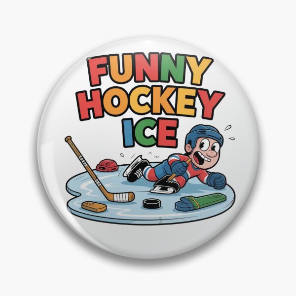 Item preview, Funny Cartoon Hockey Wipeout designed and sold by KSz2026.
