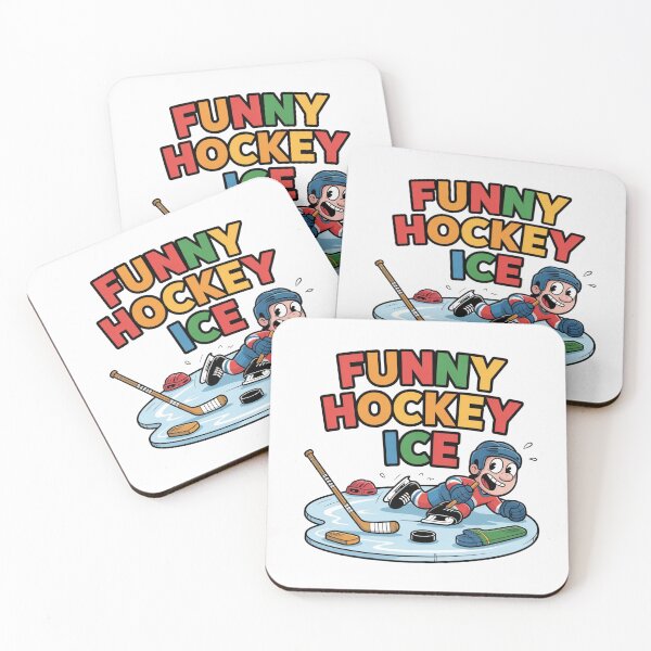 Item preview, Funny Cartoon Hockey Wipeout designed and sold by KSz2026.
