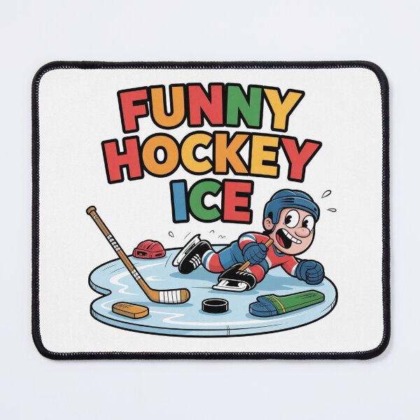 Item preview, Funny Cartoon Hockey Wipeout designed and sold by KSz2026.