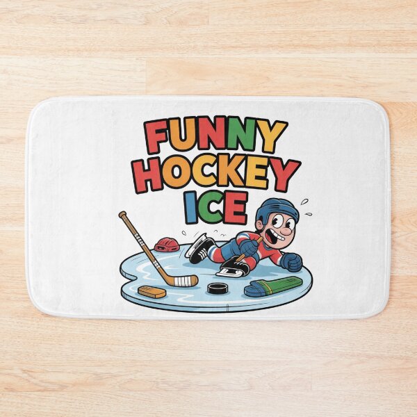 Item preview, Funny Cartoon Hockey Wipeout designed and sold by KSz2026.