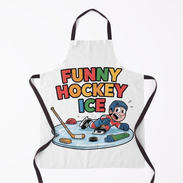 Item preview, Funny Cartoon Hockey Wipeout designed and sold by KSz2026.