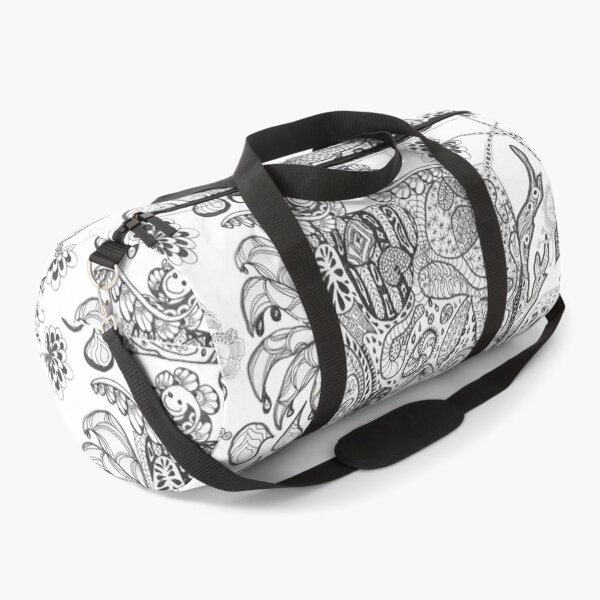 Item preview, Zentangle Color Yourself Black and White Fantasy Jungle designed and sold by CheranY.